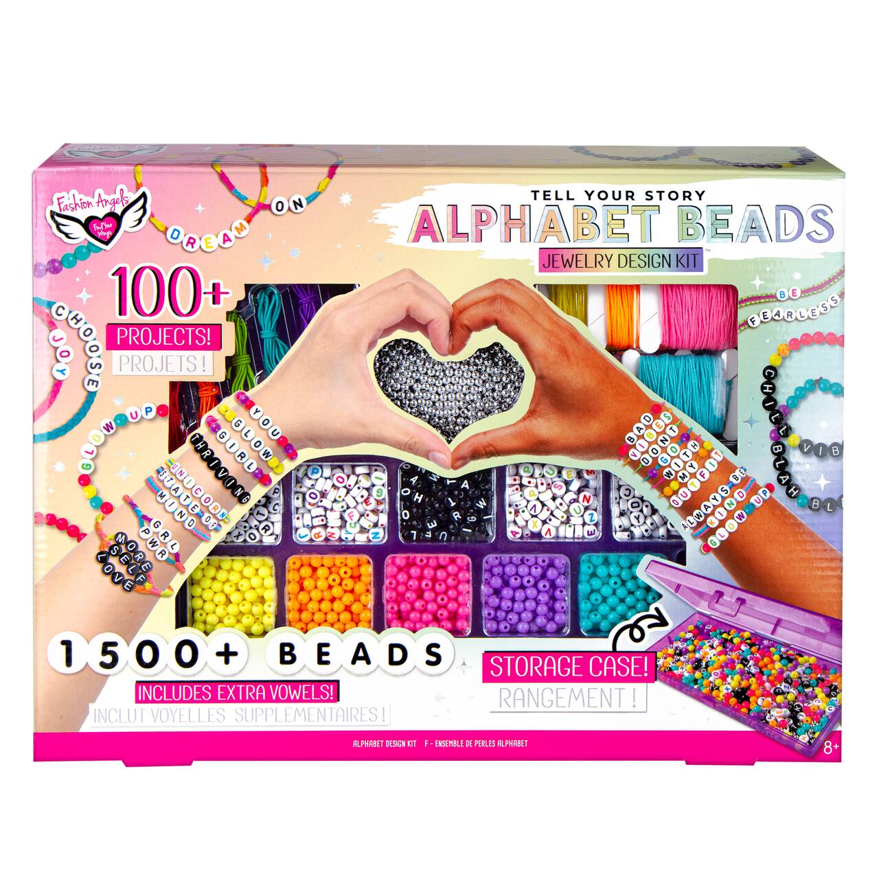 6 Pack: Fashion Angels® Tell Your Story Alphabet Beads Jewelry Design Kit™